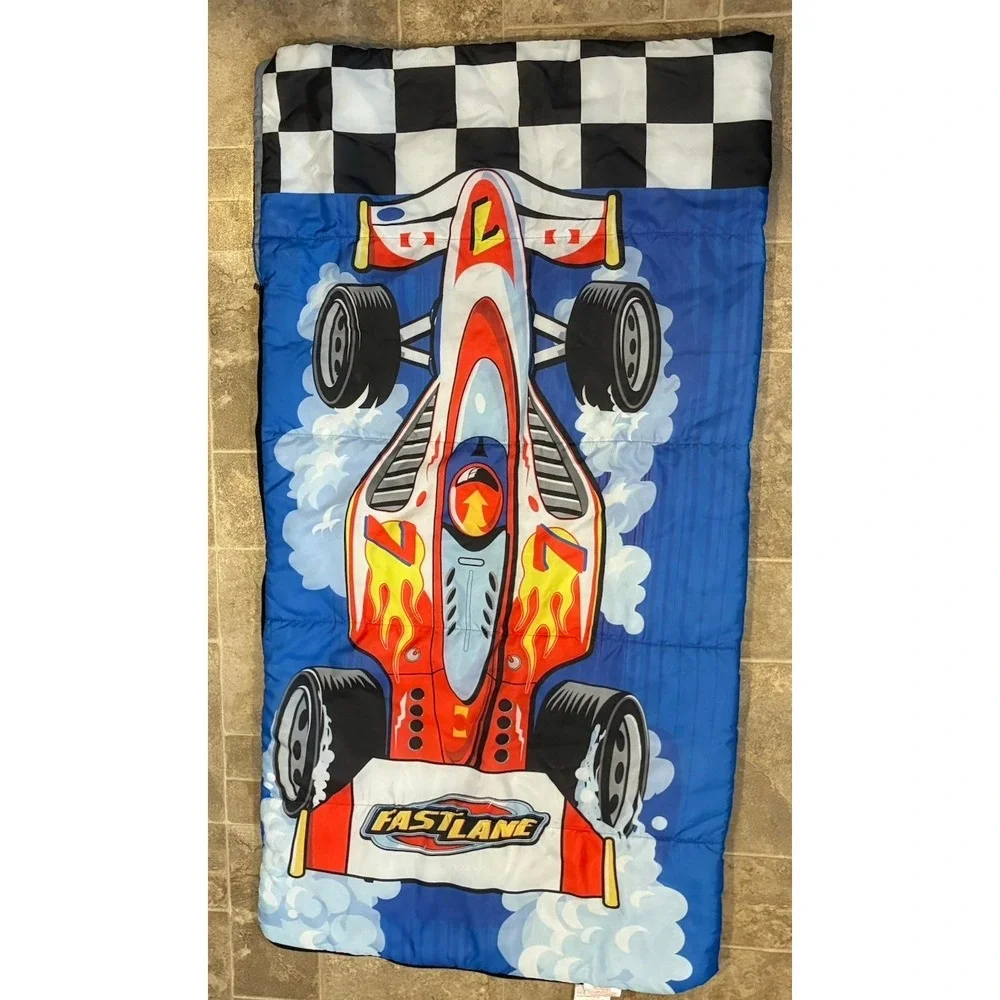 Toys R Us Race car Sleeping Bag 57X30 inches‎